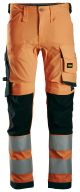 Snickers High-Vis Cl 2 Stretch Trousers (6343)