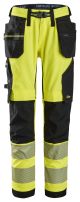 Snickers High-Vis Cl 2 Strch Trouser Holster Pockets (6943)