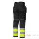 Snickers FlexiWork HiVis Work Trous HP+ CL1 (6931)