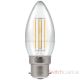 LED Candle Filament Dimmable Clear 5W 2700K BC-B22d