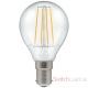 LED Round Filament Dimmable Clear 5W 2700K SBC-B15d