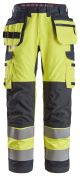 Snickers ProtecWork Trousers Holster Pockets ELP High-Vis CL2 (6261)