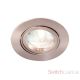 ZAK GU10 mains voltage die cast aluminium downlight,max 50W,IP20,82mm,Brushed chrome,dim,directional
