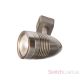 ACORN 50W track spotlight, IP20, Brushed chrome 
