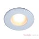 ROBIN SHOWER mains voltage GU10 downlight, IP65, 72mm, White
